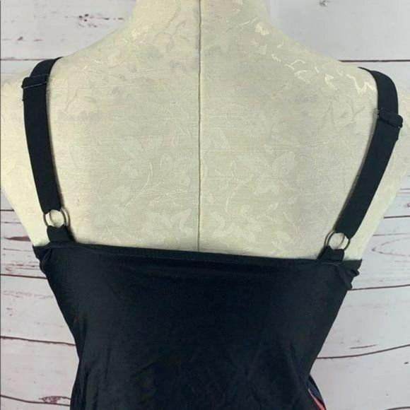 Attraco Knotted Front Salmon Coral Tankini Swimsuit Size Medium - Picture 4 of 8